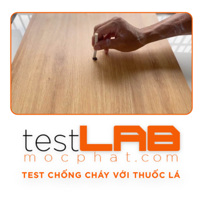 Phương Pháp Test Chống Cháy Với Thuốc Lá Trên Bề Mặt Melamine
